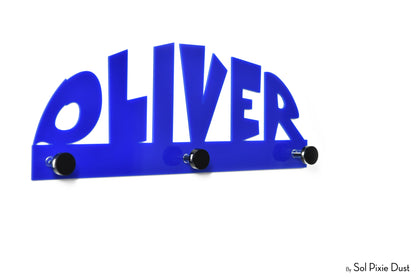 Wall Pegs and Racks - Custom Wall Hook Name