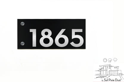 Aluminum (ACP) Engraved Address Plaque