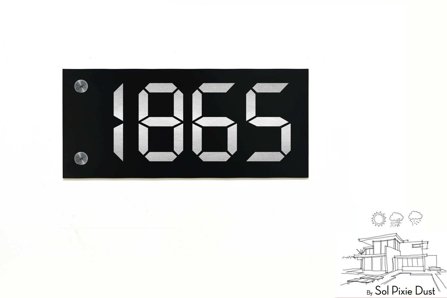 Aluminum (ACP) Engraved Address Plaque