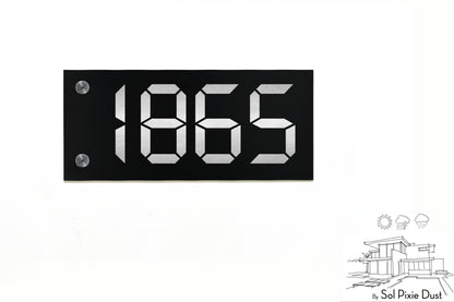 Aluminum (ACP) Engraved Address Plaque