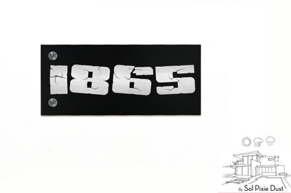 Aluminum (ACP) Engraved Address Plaque