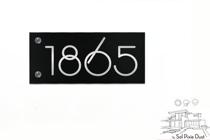 Aluminum (ACP) Engraved Address Plaque