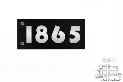 Aluminum (ACP) Engraved Address Plaque