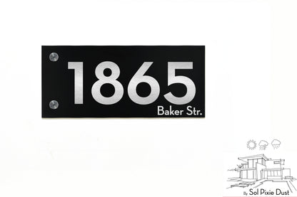 Aluminum (ACP) Engraved Address Plaque