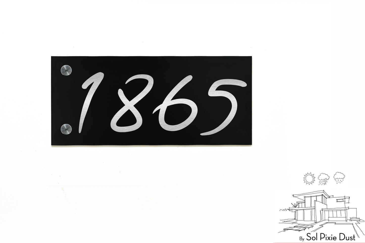 Aluminum (ACP) Engraved Address Plaque