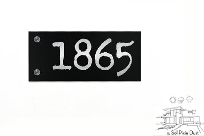 Aluminum (ACP) Engraved Address Plaque