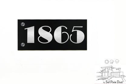 Aluminum (ACP) Engraved Address Plaque
