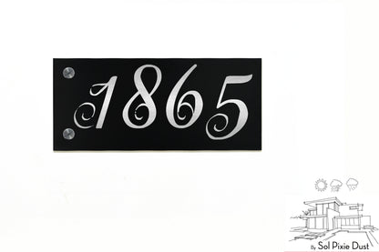 Aluminum (ACP) Engraved Address Plaque