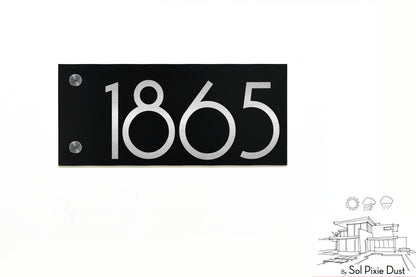 Aluminum (ACP) Engraved Address Plaque