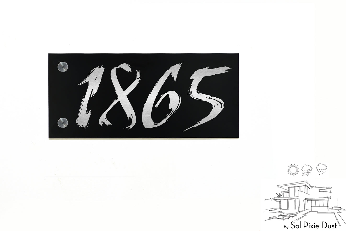 Aluminum (ACP) Engraved Address Plaque