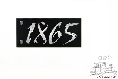 Aluminum (ACP) Engraved Address Plaque