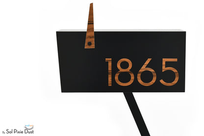 Modern Post Mounted Mailbox  - Contemporary Post Mounted Mailbox Type 4