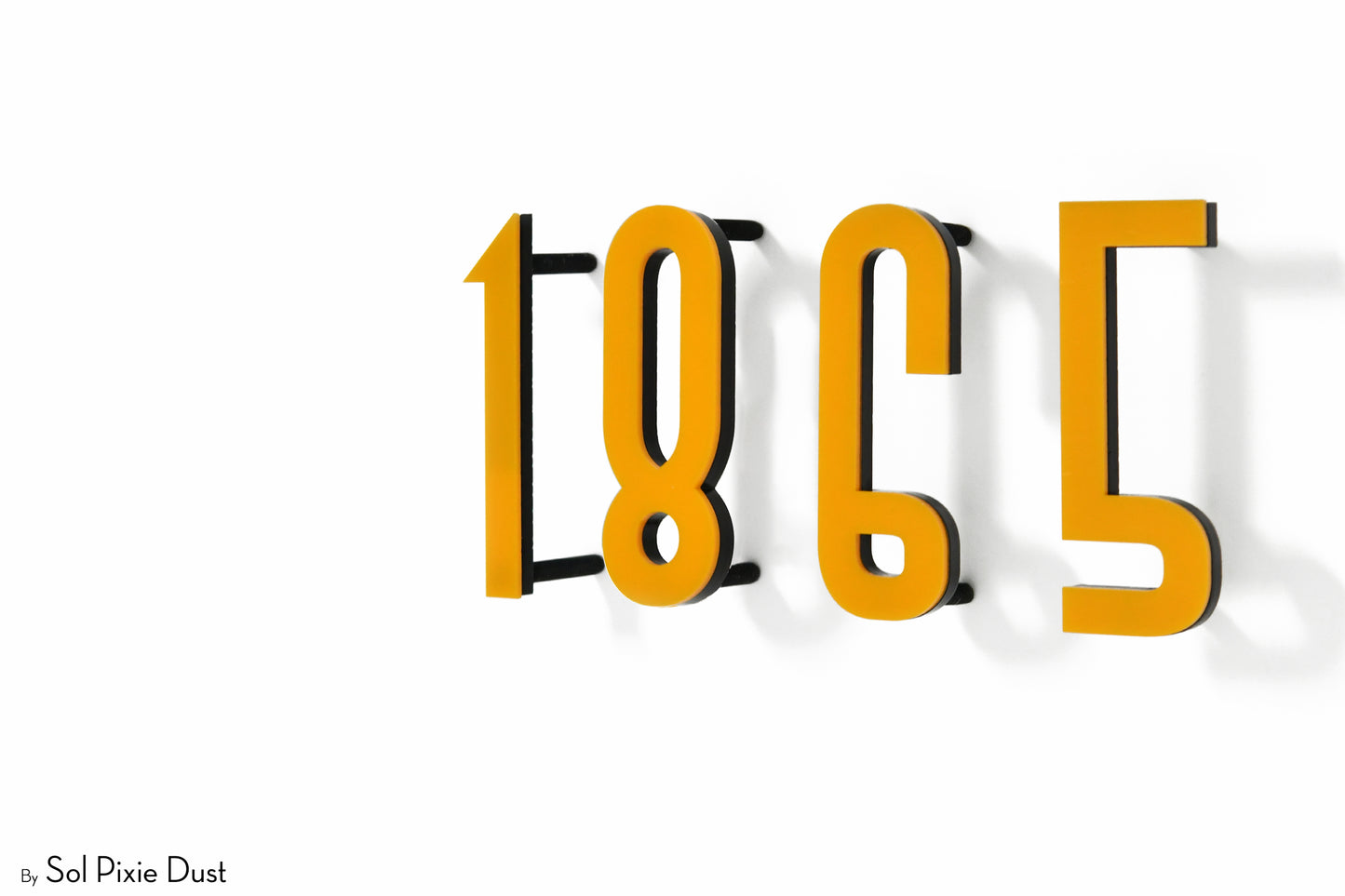 Modern House Numbers – Acrylic & Alucobond (ACP)