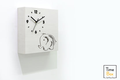 Time Box Modern Cuckoo Bird.  Cuckoo and Pendulum Wall Clock