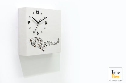Time Box Modern Cuckoo Bird.  Cuckoo and Pendulum Wall Clock