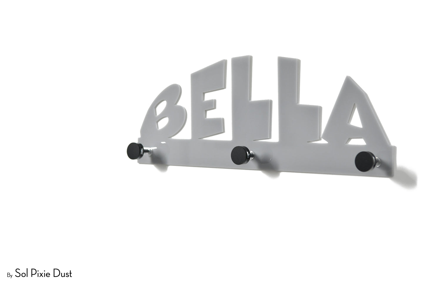 Wall Pegs and Racks - Custom Wall Hook Name