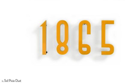 Modern House Numbers – Acrylic & Alucobond (ACP)