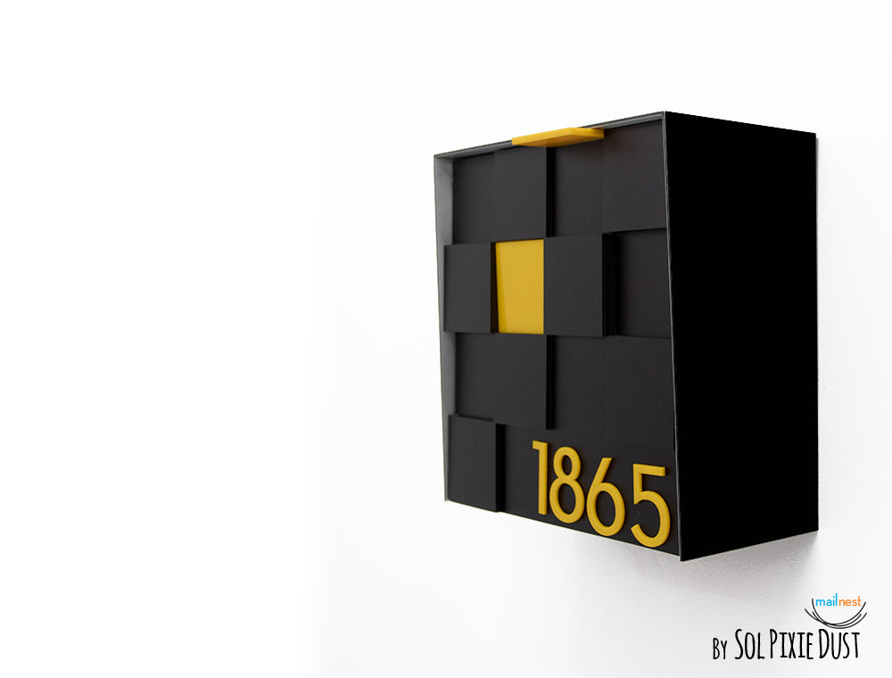 Type 1 - Wall Mounted Mailbox with Custom Door Styles & Body Colors