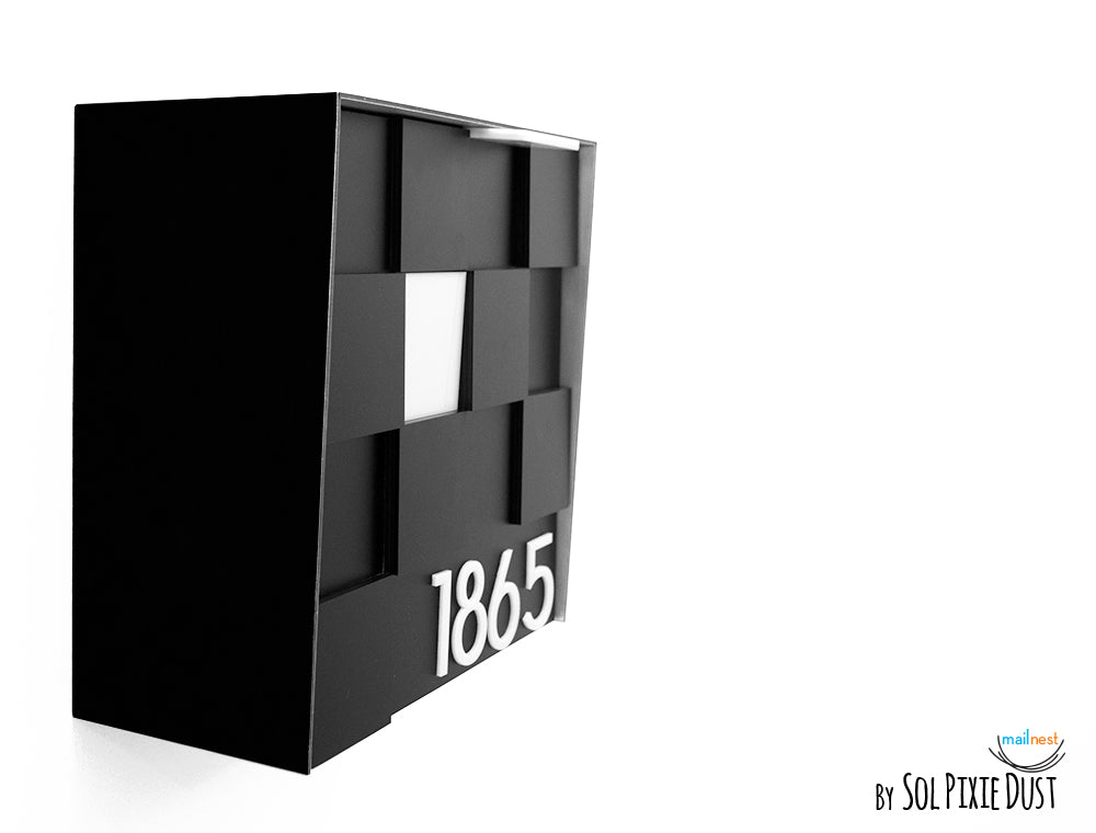 Type 1 - Wall Mounted Mailbox with Custom Door Styles & Body Colors