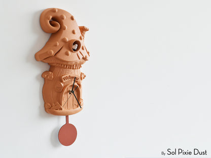 Mushroom House Cuckoo Clock - Fairy Tale Series