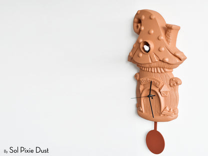 Mushroom House Cuckoo Clock - Fairy Tale Series