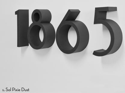 Minimal Extrude – Modern 3D House Numbers
