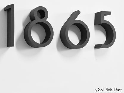 Minimal Extrude – Modern 3D House Numbers