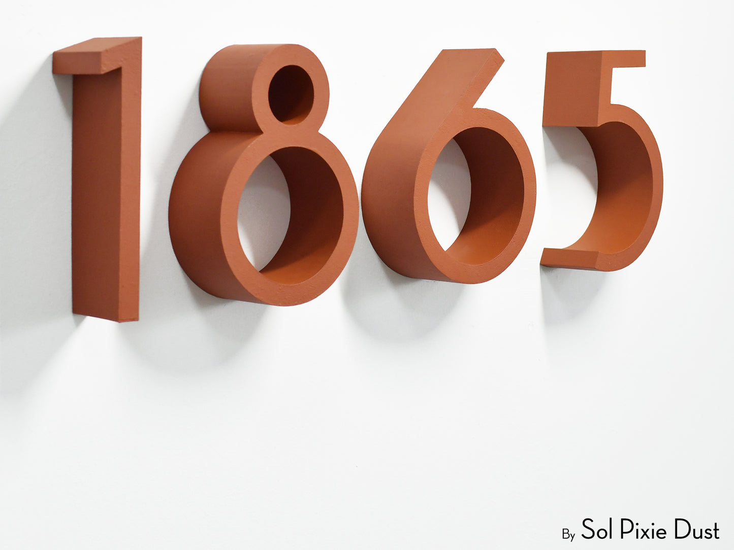 Minimal Extrude – Modern 3D House Numbers