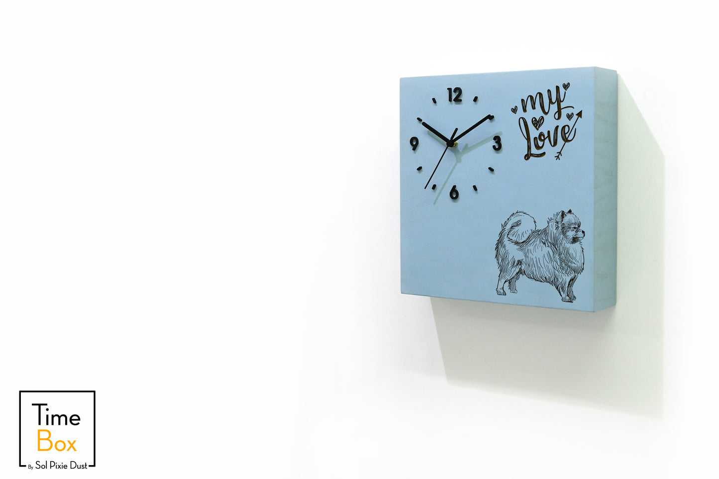 Time Box Modern Cuckoo Bird.  Cuckoo and Pendulum Wall Clock