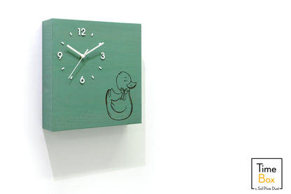 Time Box Modern Cuckoo Bird.  Cuckoo and Pendulum Wall Clock