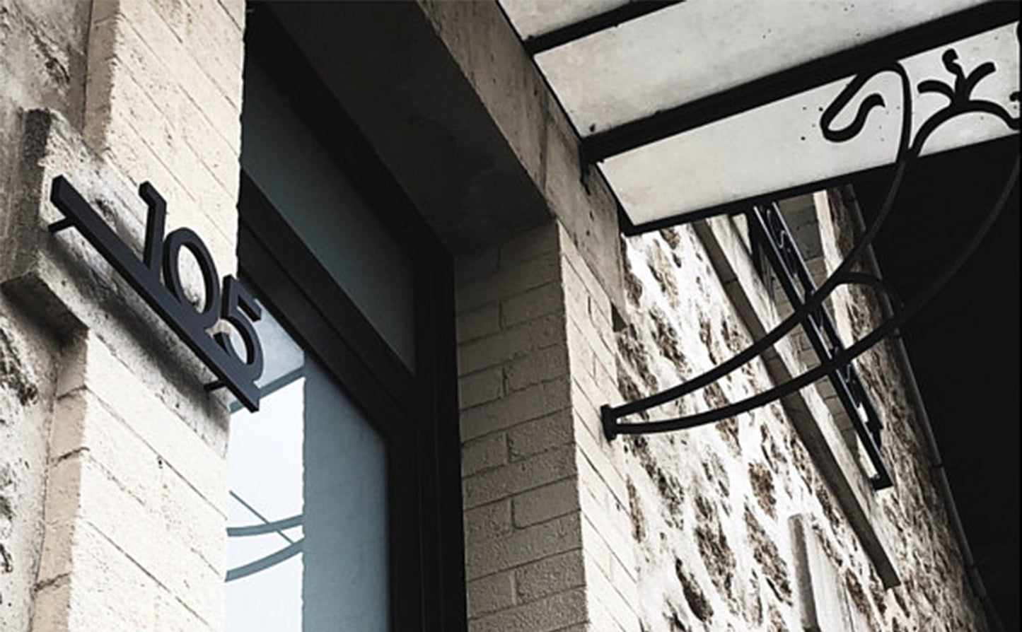 Underline House Numbers - LED Signs with Name / Address