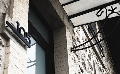 Underline House Numbers - LED Signs with Name / Address