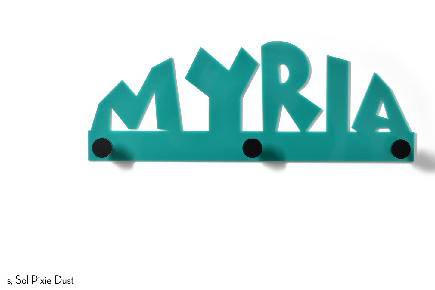 Wall Pegs and Racks - Custom Wall Hook Name