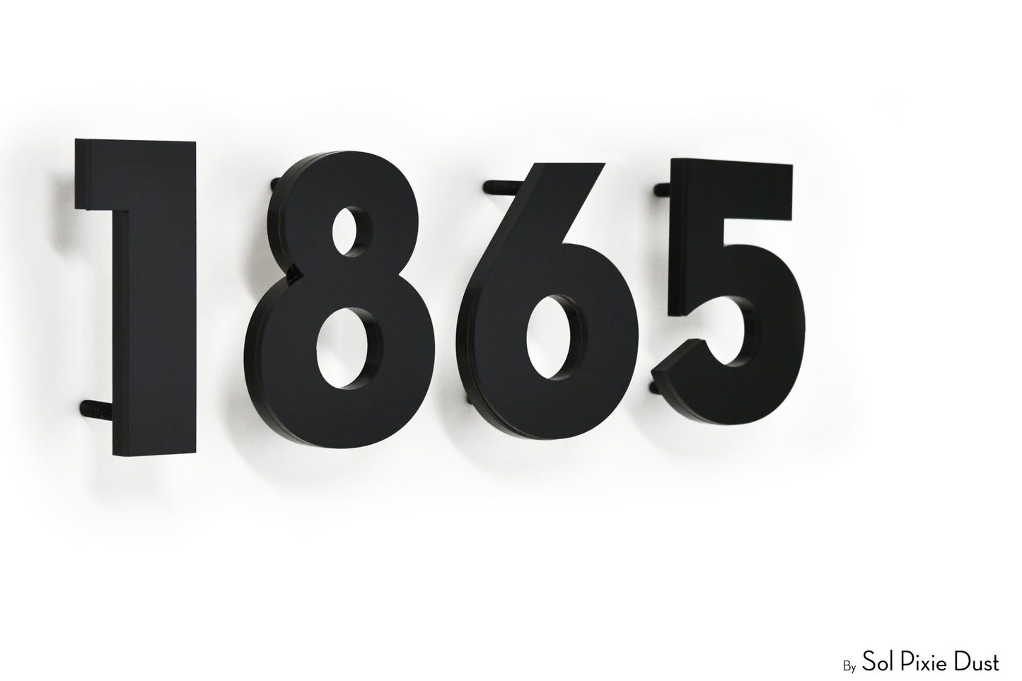 Modern House Numbers – Acrylic & Alucobond (ACP)