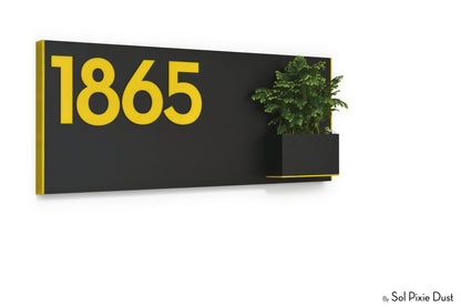 Hollow Aluminum Address Plaques - LED Signs