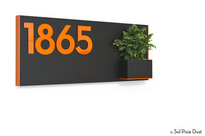 Hollow Aluminum Address Plaques - LED Signs