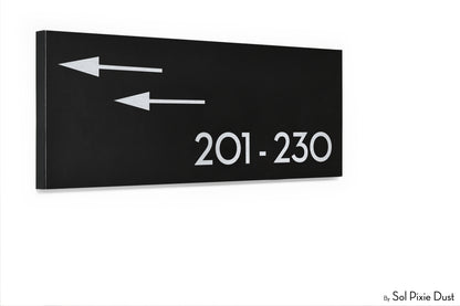 Hollow Aluminum Address Plaques - LED Signs
