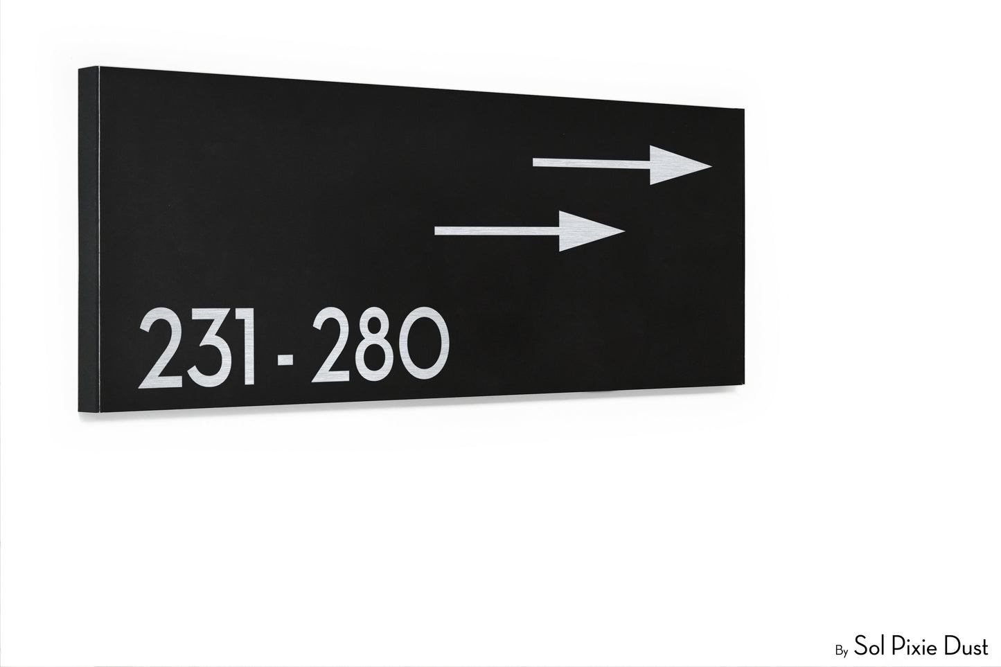 Hollow Aluminum Address Plaques - LED Signs