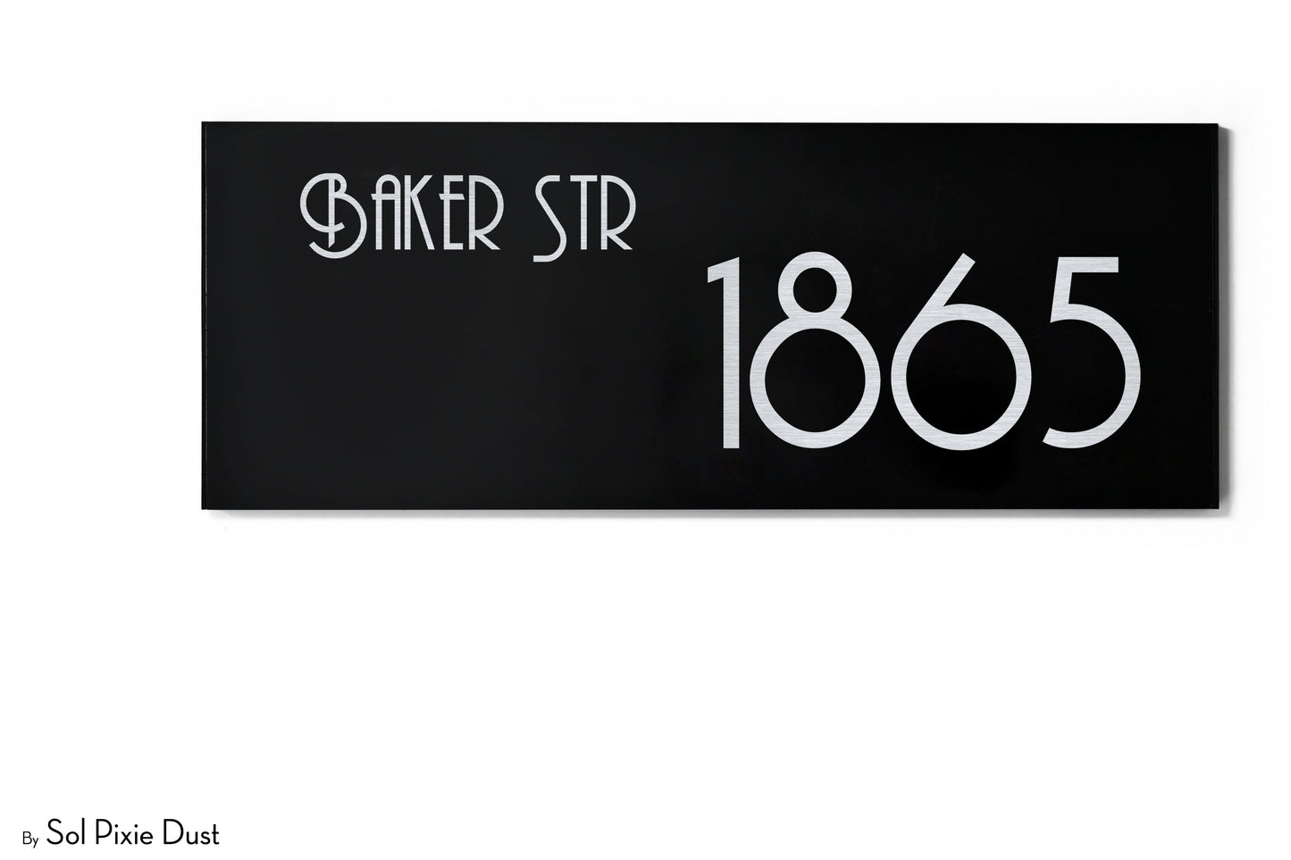Hollow Aluminum Address Plaques - LED Signs