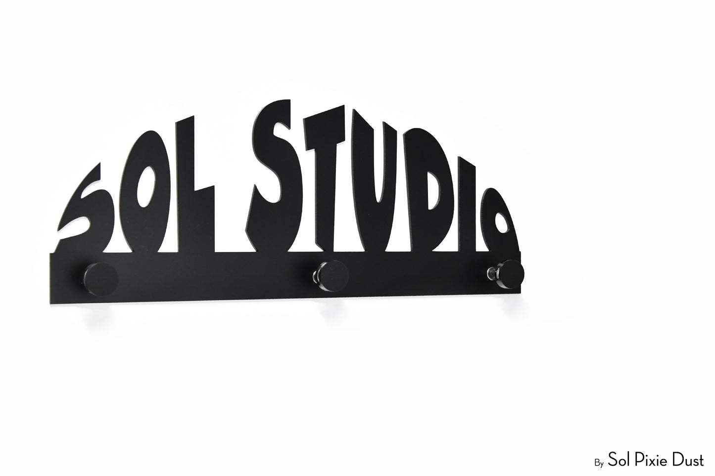 Wall Pegs and Racks - Custom Wall Hook Name