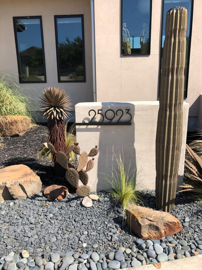 Underline House Numbers - LED Sign ( Font Options )