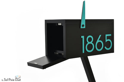 Modern Post Mounted Mailbox  - Contemporary Post Mounted Mailbox Type 4 Aluminum