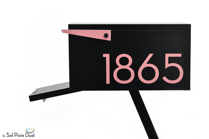 Modern Post Mounted Mailbox  - Contemporary Post Mounted Mailbox Type 4 Aluminum
