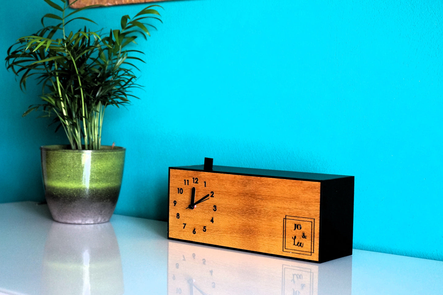 Alarm Clocks - Laser Engraved No Ticking - Table Desk Clock