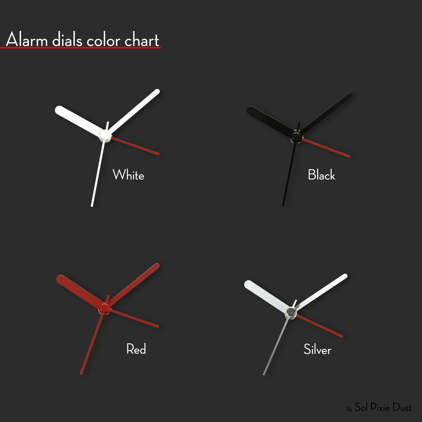 Alarm Clocks - Laser Engraved No Ticking - Table Desk Clock