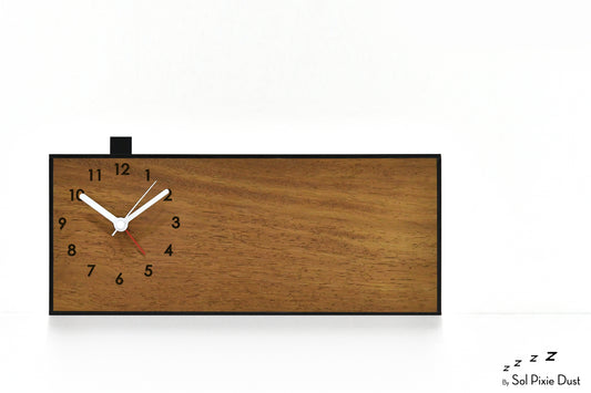Alarm Clocks - Laser Engraved No Ticking - Table Desk Clock