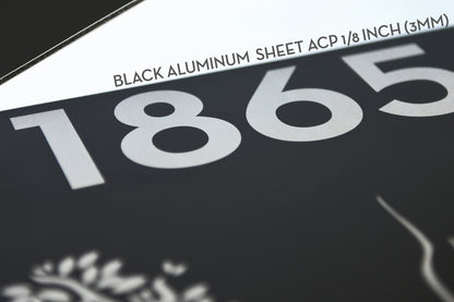 Aluminum (ACP) Engraved Address Plaque