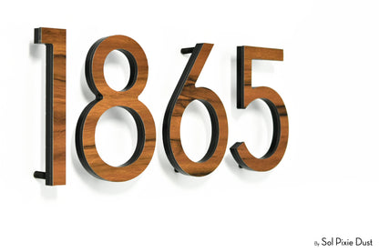 Modern House Numbers – Acrylic & Alucobond (ACP)