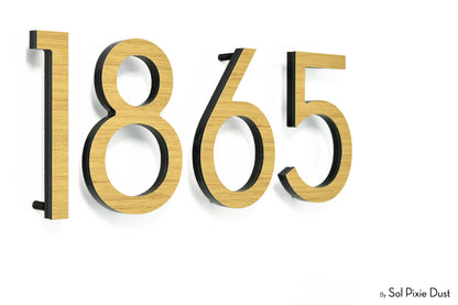 Modern House Numbers – Acrylic & Alucobond (ACP)