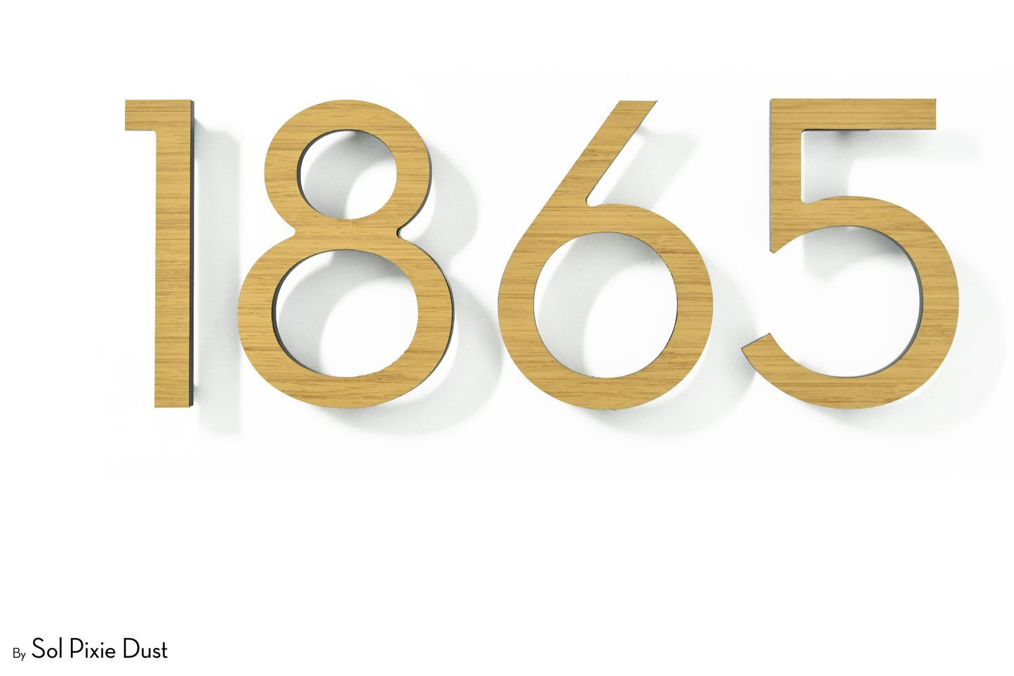 Modern House Numbers – Acrylic & Alucobond (ACP)
